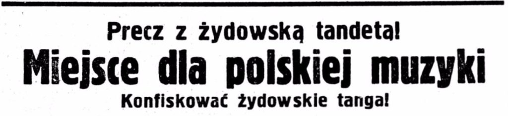 precz z zydowska tandeta