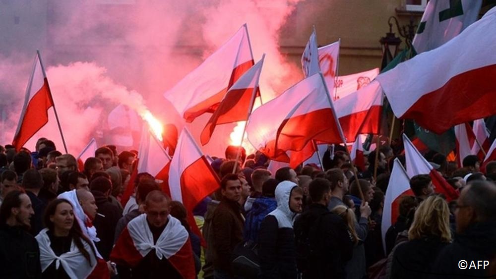 Polska, manifestacja przeciw uchodźcom