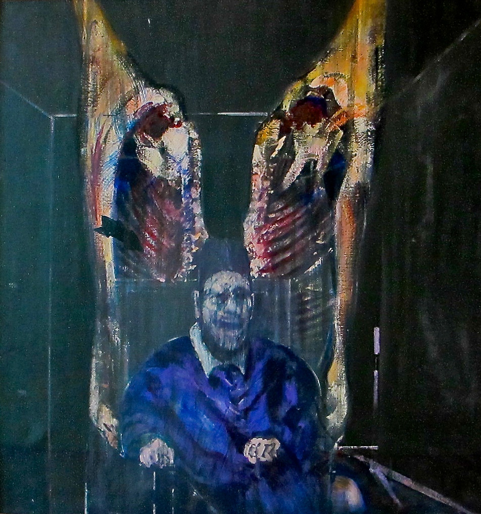 Francis Bacon "Postać z mięsem" (Figure with Meat), 1954, Art Institute of Chicago. Fot. Ed Bierman, Flickr https://www.flickr.com/photos/edbierman/6089382296