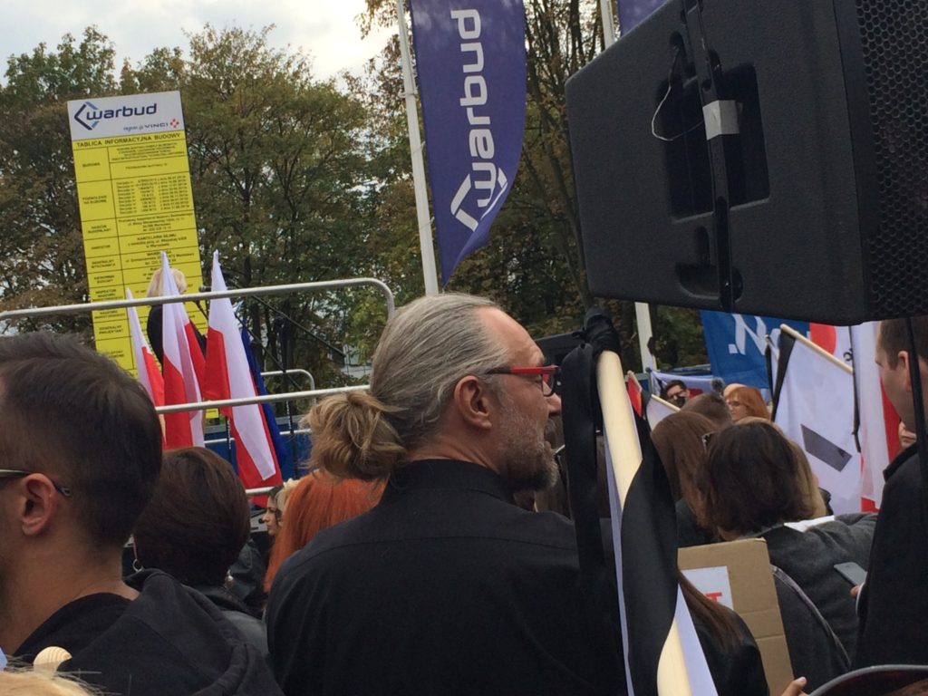 Czarny protest, Warszawa 3.10.2016. Fot. Dorota Zawadzka