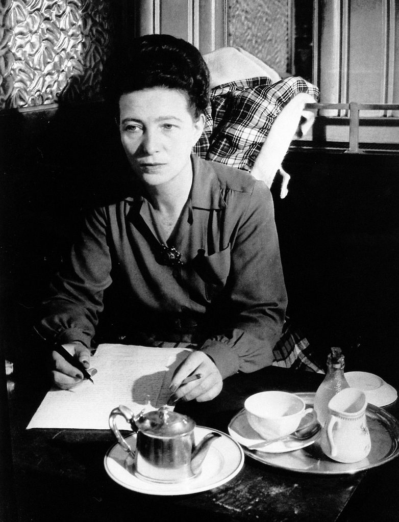 Simone de Beauvoir, fot. Flickr https://www.flickr.com/photos/53035820@N02/6878734707